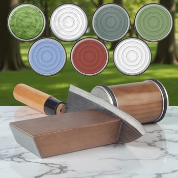 Affilacoltelli magnetico con pietra diamantata per affilare il sistema di macinazione da cucina in legno Accessorio per rullo angolare da 15 a 20 gradi 1