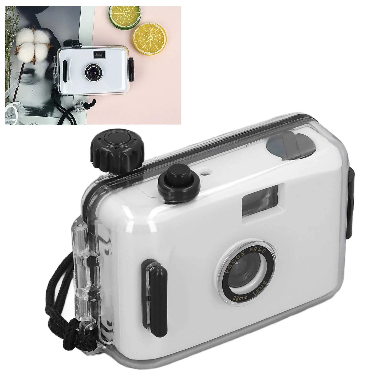 35mm Reusable Film Camera with Waterproof Case for Snorkeling with Shutter Speed 1/100s F/9 28MM Lens 35mm Reusable Film Camera 4