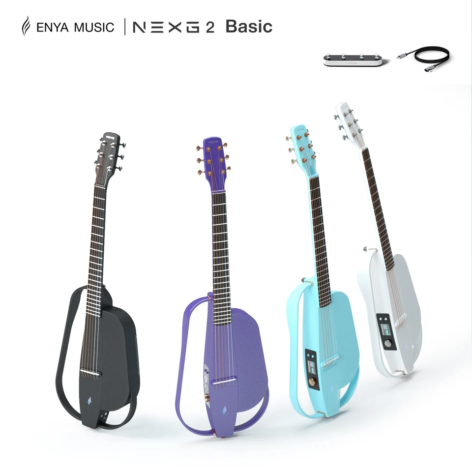 Enya NEXG 2-Basic All-in-One Smart Audio Guitar, acústico elétrico