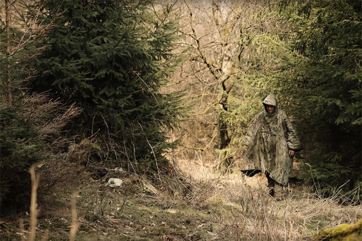Enduring Esg poncho cotton tactical multifunctional cloak windproof, warm and storable