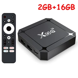 Enhanced Smart TV Box with Android 14, Quad Core Processor, 4K Support, and WIFI6 Connectivity - AU Plug (2GB 16GB)