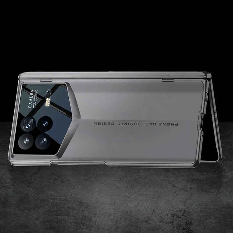 Magnetic Stand Hinge Outer Glass Case For Xiaomi Mix Fold 4 Luxury Plating All-i