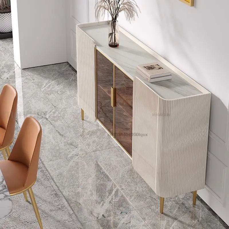 High-End Restaurant Kitchen Cupboard Living Room Storage Locker With Drawers Nordic Simple Home Decore Console Table Sideboard