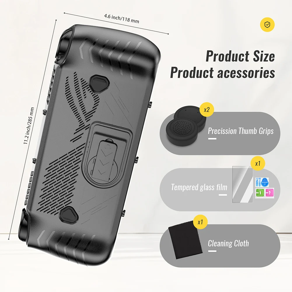 Shockproof TPU Protective Skin Case with Stand and Anti-Scratch All-Round Protection