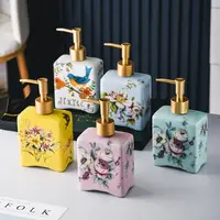 soap dispenser floral