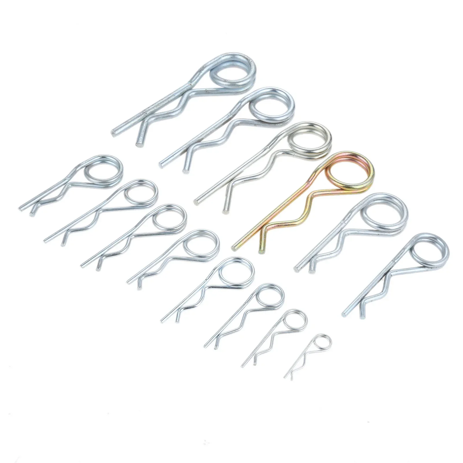 20-10-5-2Pcs-Steel-Spring-Pin-Double-Ring-Loop-R-Type-Pin-Safety-Cotter ...
