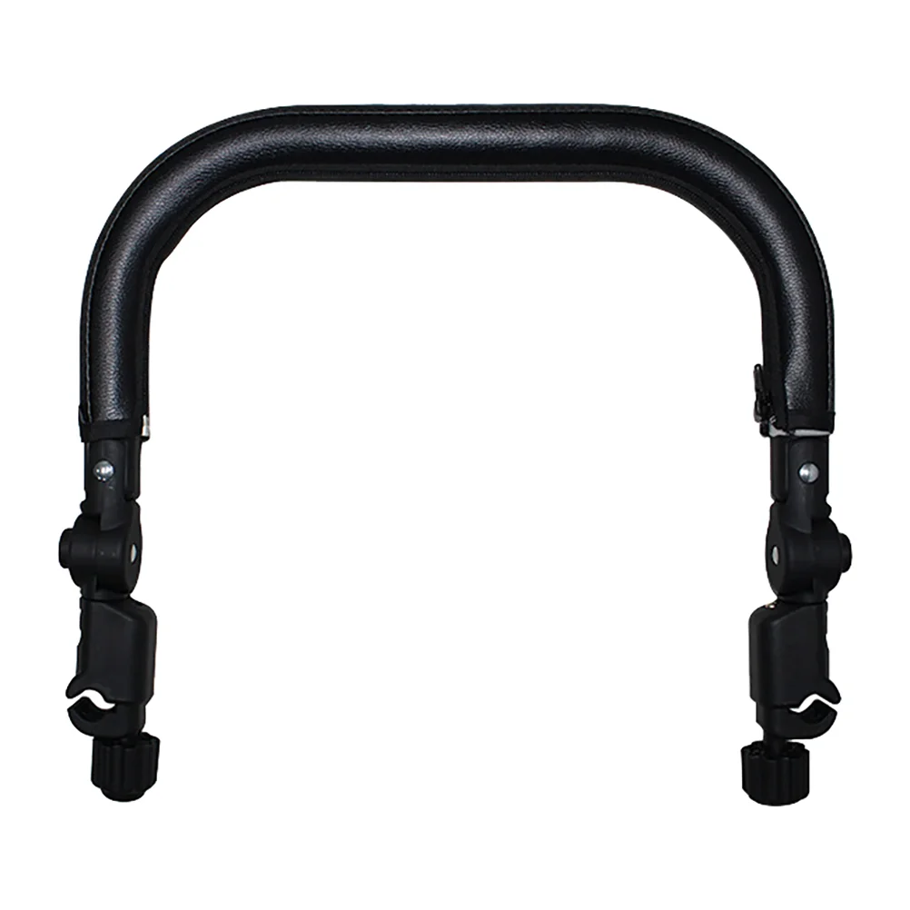 

Baby Stroller Armrest Adjustable Baby Pushchair Bumper Bar Universal Baby Stroller Bumper Bar Pu Leather Bumper