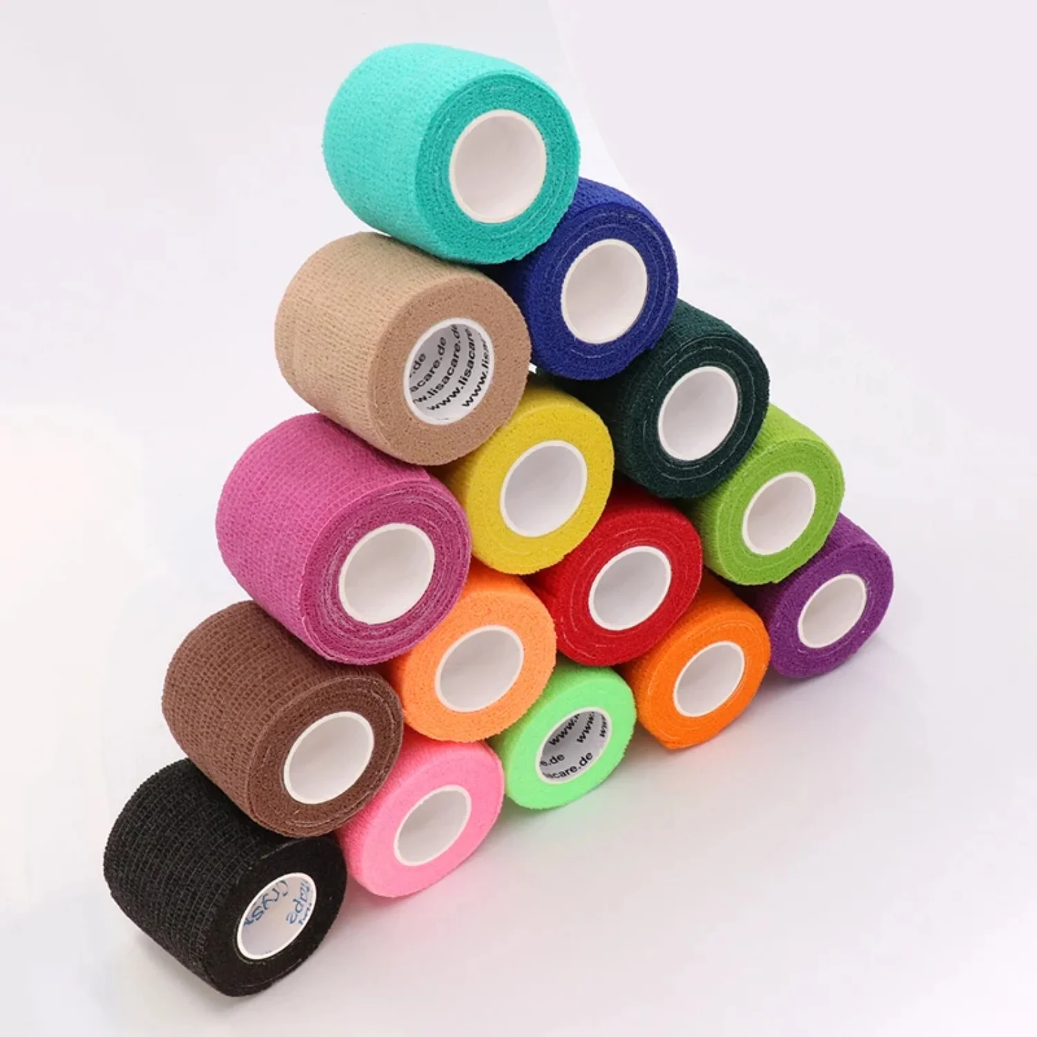 10 pcs Colorful Sports Self Adhesive Elastic Bandage Wrap Tape 4