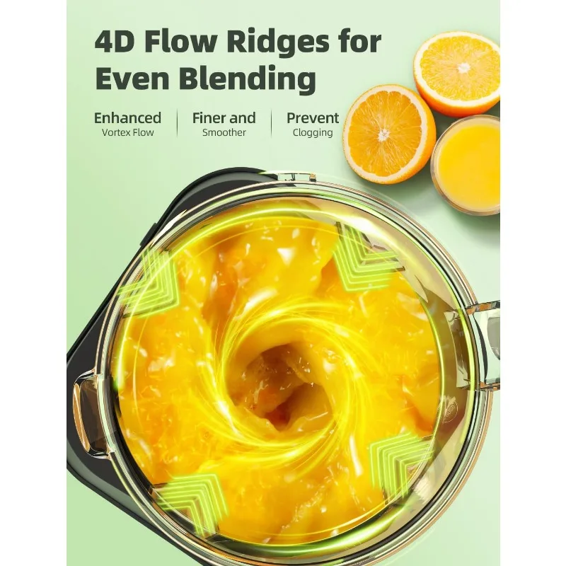 Commercial Blender Heavy Duty Smoothie Blender Fast Ice Crushing 64 oz Jar 10 Speeds Self Cleaning Kitchen Appliances 4