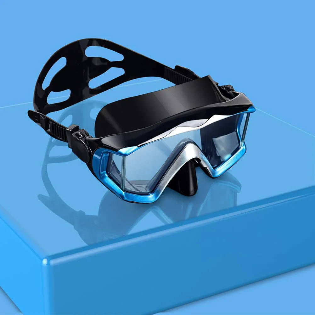 Snorkel Diving Goggles No Fogging Scuba Diving Goggles Adult Youth Panoramic Swim With Nose Cover For Snorkeling