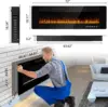 72 inch Ultra-Thin Silence Linear Electric Fireplace, Recessed Wall Mounted Fireplace,12 Adjustable Flame Color & Speed,8h Timer 6