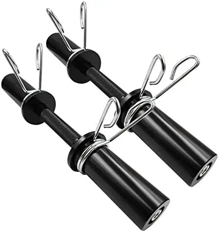 

16" Dumbbell Handles, Loadable Dumbbells Bar Sets (150LBS Weight Capacity), Compatible with 2\u2019\u2019 Standard Plates,