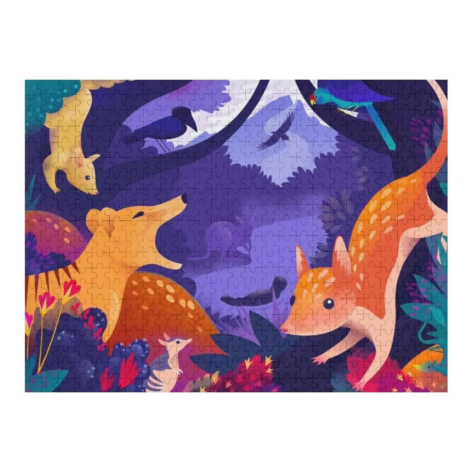 

Tasmanian Animal Dreaming Jigsaw Puzzle Custom Child Gift Novel Toys For Children 2022 Customized Photo Puzzle