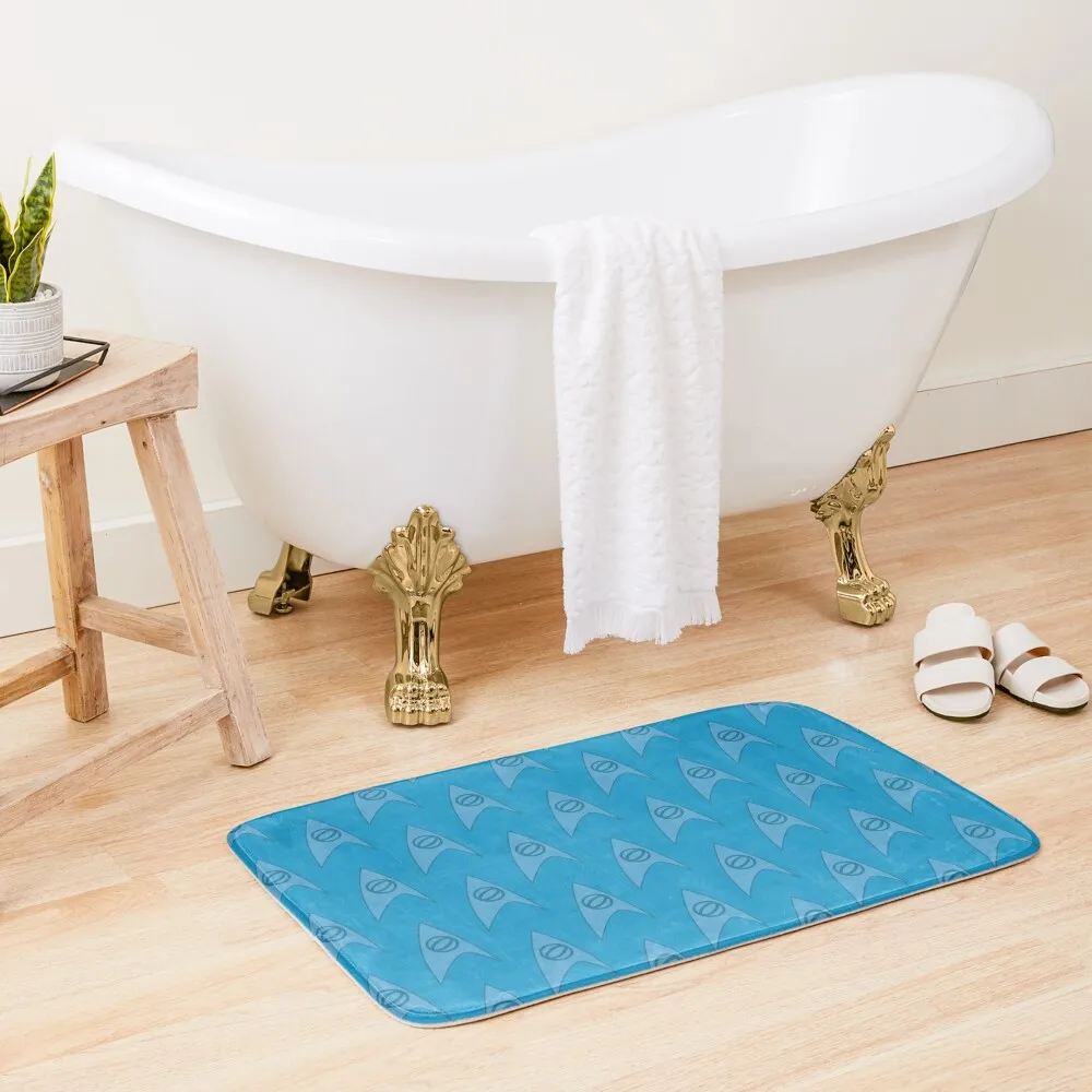 

Science Blue Bath Mat Water Absorbent Rug Bathroom Mats Bedroom Toilet Floor Mat