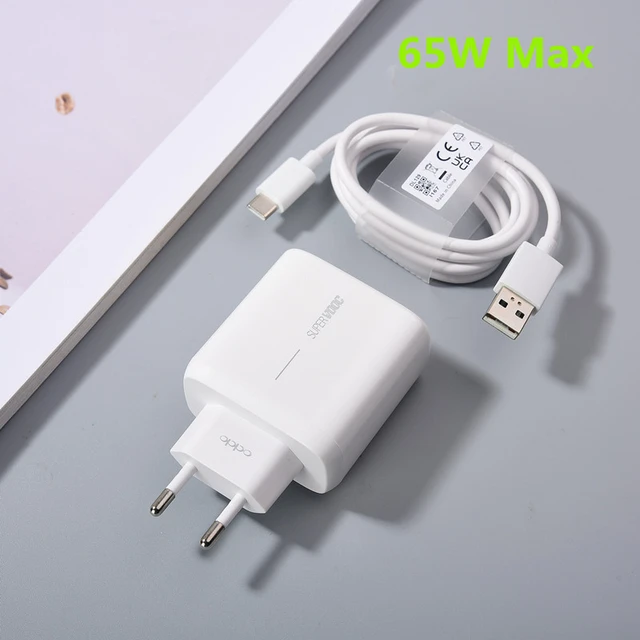 OPPO-cargador Original de 65W, adaptador de carga rápida Max SuperVooc para  Find X2 X3 Pro Reno7 Reno6 Pro + Realme X7 Q2 GT2 Pro GT Neo - AliExpress