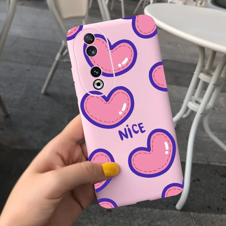 Fashion Leopard Painted Matte Soft Phone Case for Huawei Honor 90 Series