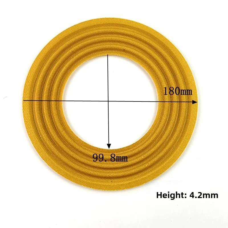 2개 170-190mm 베이스 엘라스틱 웨이브 라우드스피커 서브우퍼 우퍼 스피커 수리용 스파이더 댐퍼 가스켓 보이스 코일용