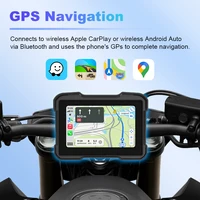 Jansite 5 inch Portable GPS Motorcycle CarPlay Navigation Display Screen Digital Motorcycle Dashboard Android Auto IPS Screen - Image 3