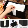 Clear Acrylic Countertop Paper Towel Dispenser Stylish Folded Napkin Holder Compact and Space Saving Design 5
