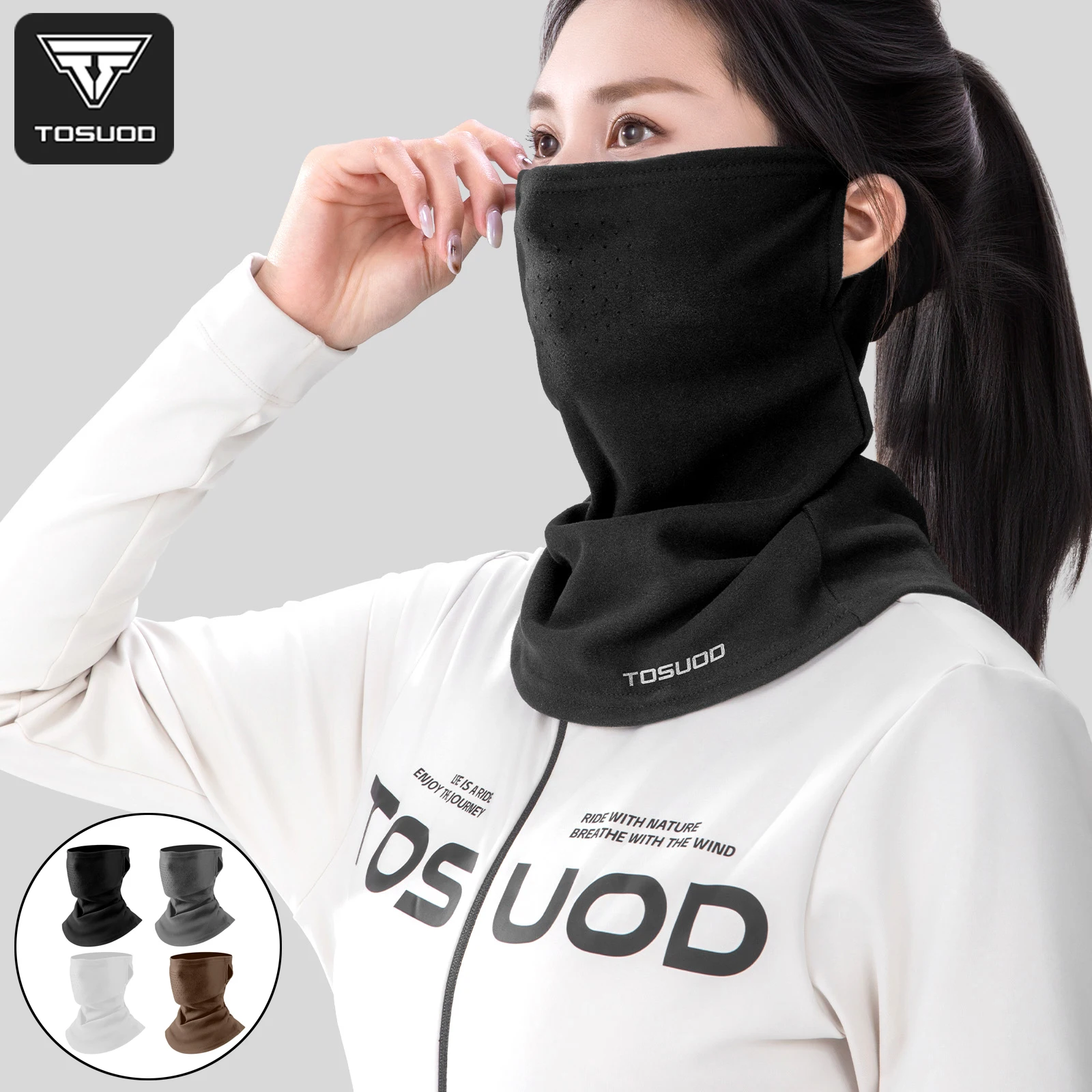 TOSUOD Winter Face Mask Cold-Proof Windproof Cycling Skiing Motorcycle Cover
