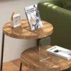 2pcs Acrylic Bookends - Transparent L-Shaped Desk Organizer, Bookshelf for Office & Home, Book Display Rack 4