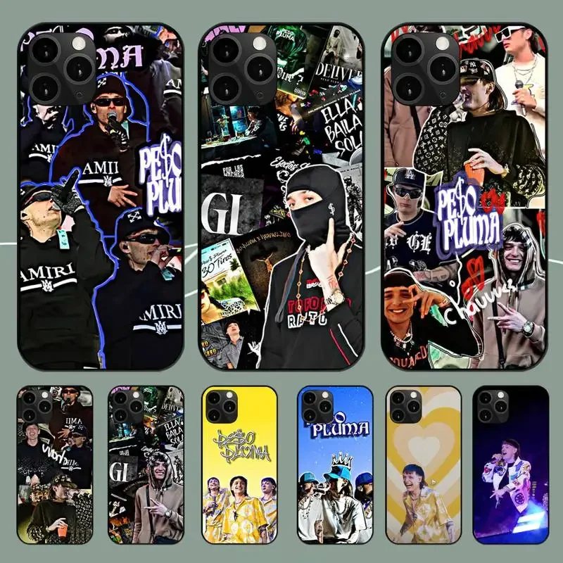 Messico Peso Pluma Rapper Custodia Per Telefono Per Iphone 11 12 Mini 13 14 Pro Xs Max X Xr15 Plus Shell