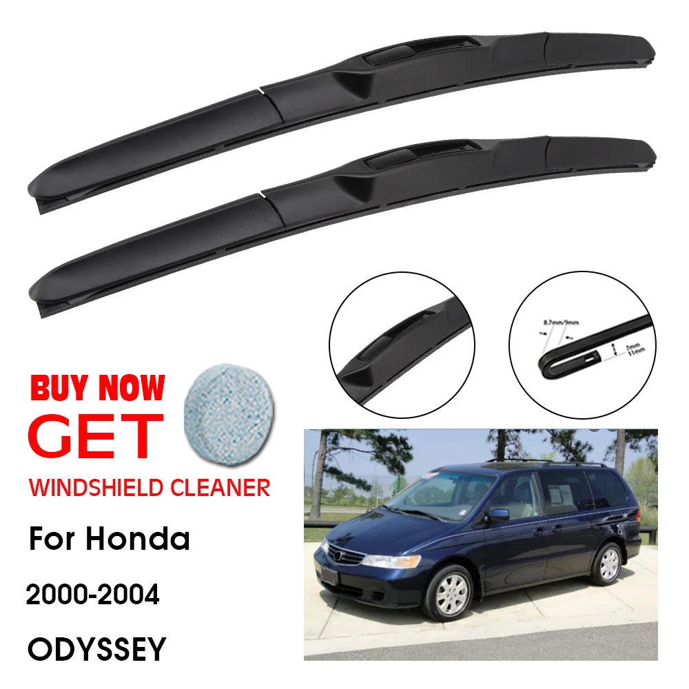 

Стеклоочиститель автомобильный для Honda ODYSSEY, 24 дюйма + 24 дюйма 2000-2004, стеклоочиститель переднего стекла, стеклоочистители, аксессуары для лоб...