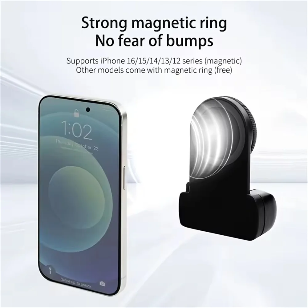 2025 MagSafe Smartphone Shutter Grip Bluetooth Selfie Handle Camera Photo Stabilizer With Fill Light For IPhone Android_voghion.com