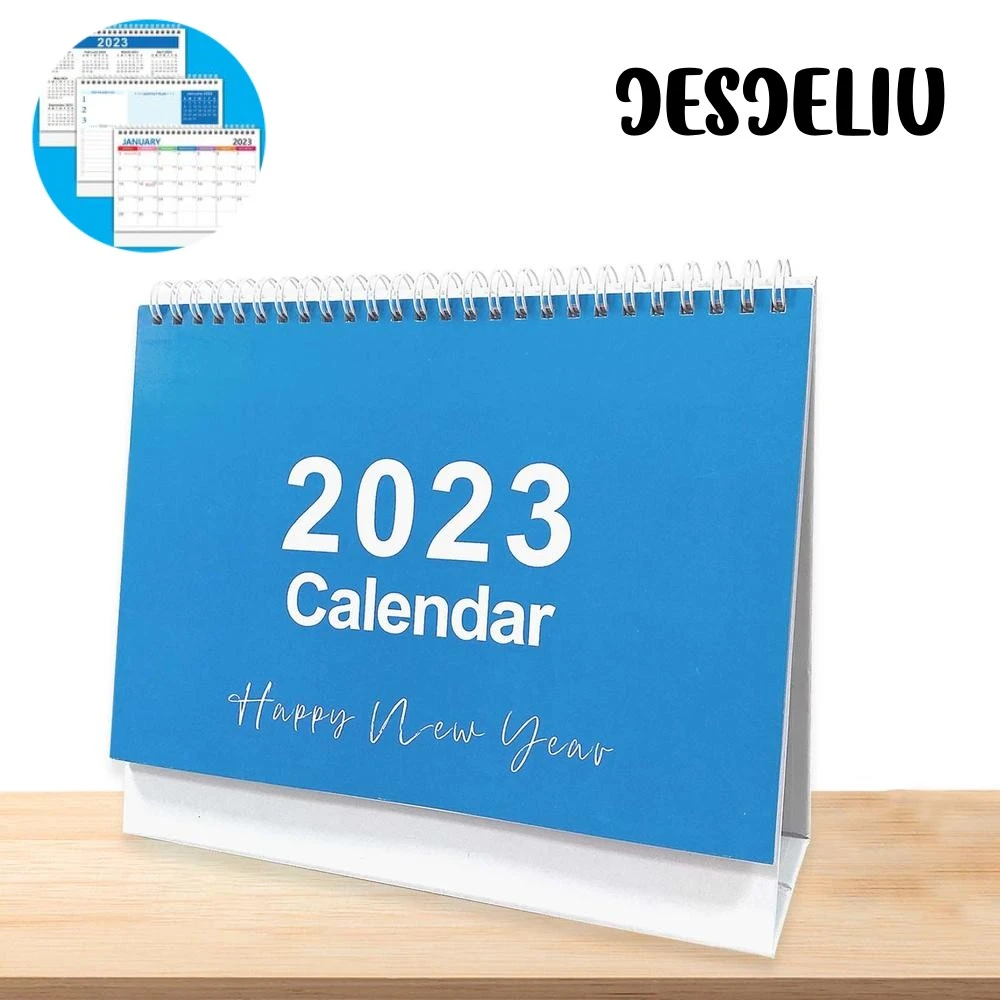 Table Calendars 2023 English | Calendar Table 2023 Planner - 2023 Simple  Desk Coil - Aliexpress