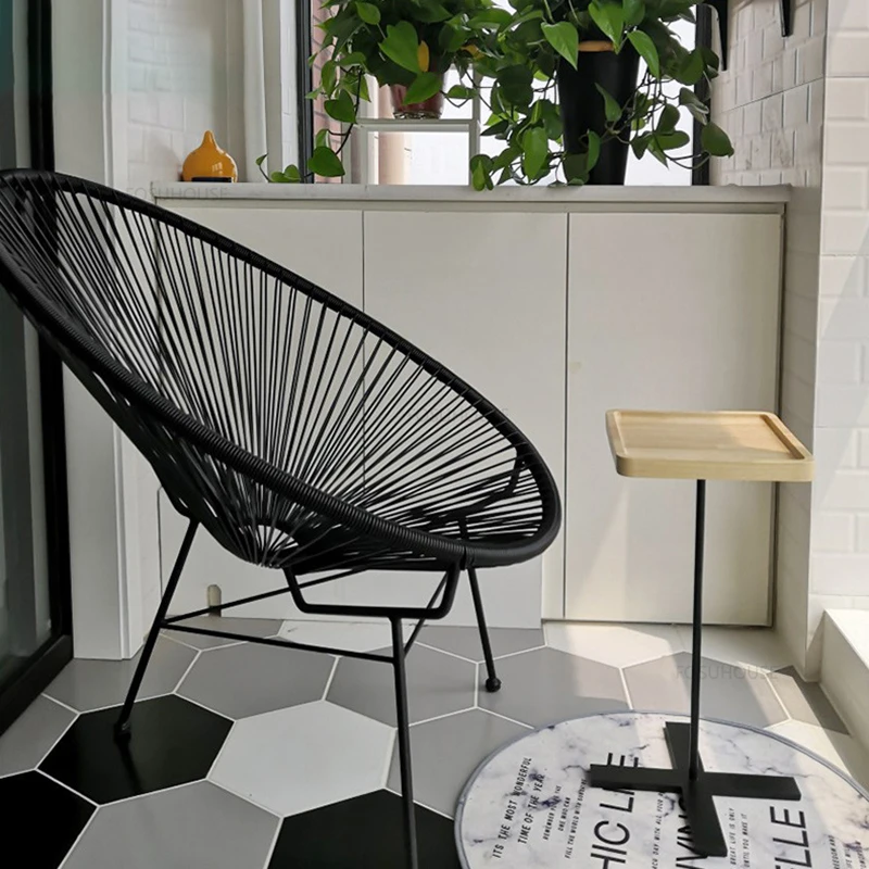 Description Picture 3 of itemNordic Outdoor Garden Furniture Sets Balcony Garden Leisure Table and Chair Set  Modern cafe chair table Set Outdoor Furniture Z