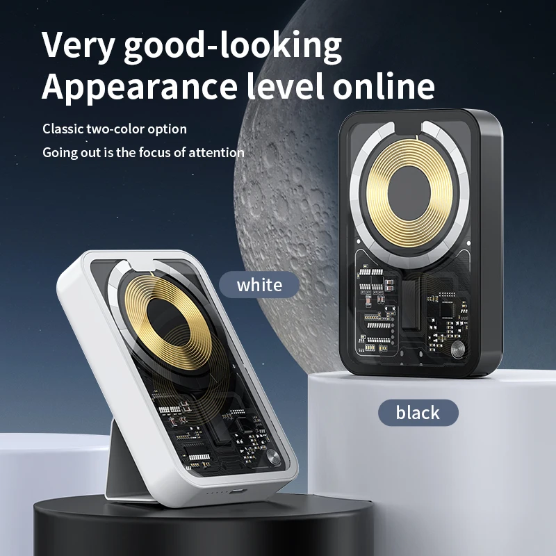 

Magnetic Power Bank MagSafe Wireless iPh External Battery Fast Charging Large Capacity Mobile Power Supply