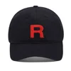 Lyprerazy Baseball Caps Team Rocket Unisex Embroidery Baseball Cap Washed Cotton Embroidered Adjustable Cap 1