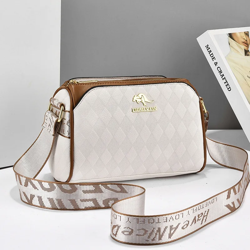 Mini-Umhängetasche im Vintage-Stil, Retro-Umhängetasche mit Klappe, modische Damenhandtasche und Sattel-Geldbörse_voghion.com