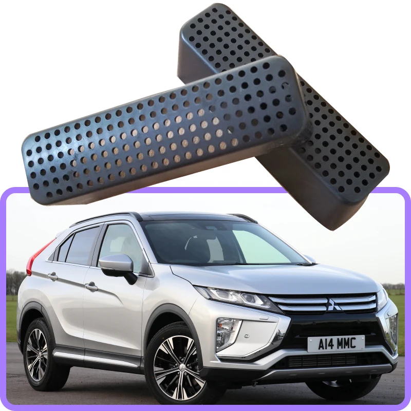 Car Air Outlet Cover for Mitsubishi Eclipse Cross 2018~2023 Rear Seat  Conditioner Vent Grille Protective Accessories 2020 2022