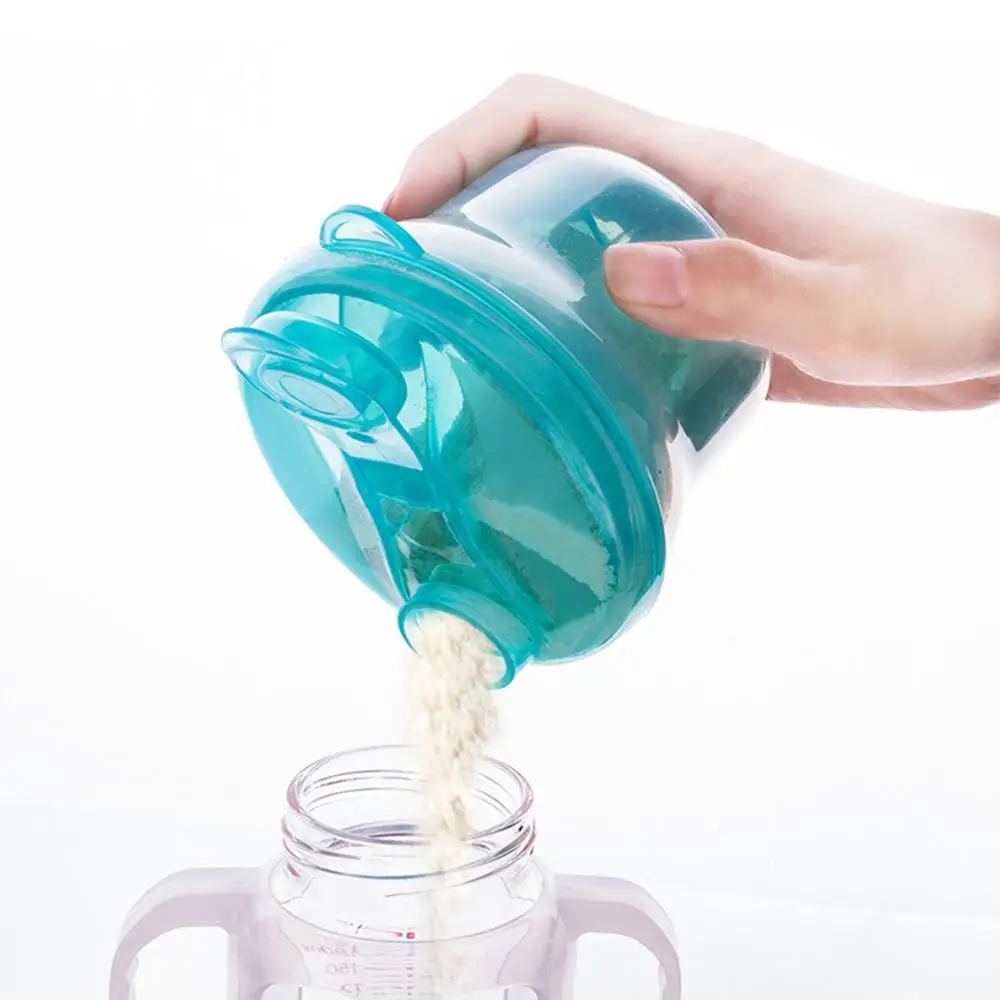 3 Grid Portable Milk Powder Formula Dispenser BPA Free Food Container Infant Bean Storage Box for Kid Care Toddler Travel Bottle 5