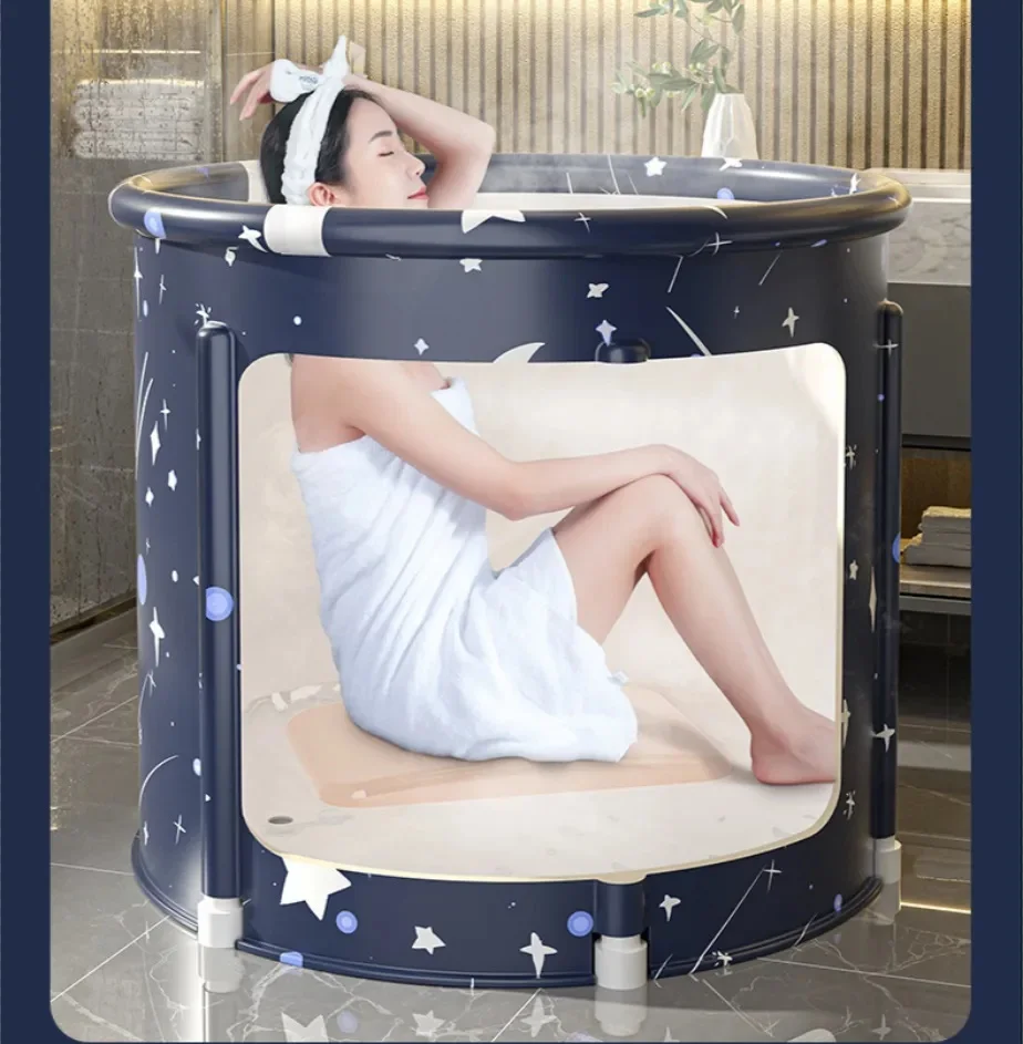 Foldable Bath Bucket PVC Material Hot Bath Ice Ice Therapy Sauna Adult bathtub Bathtubs for The Baby Large Family Pool portable ice bath tub
