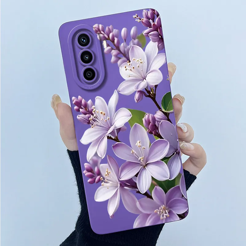 Cute Panda Girl Cat Anti-Drop Liquid Silicone Phone Back Cover