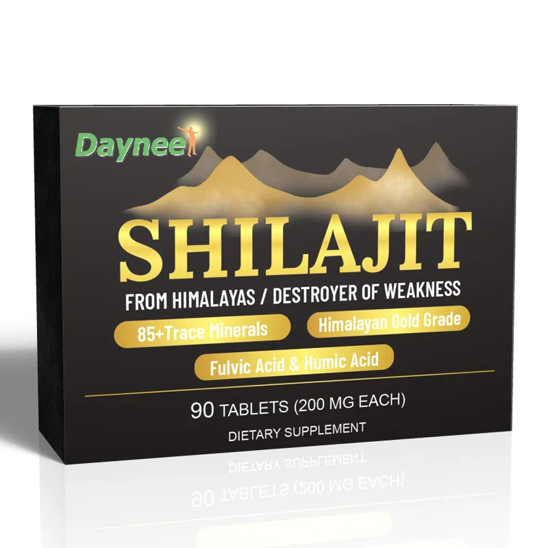 

1 коробка таблеток Shilajit для повышения иммунитета человека, защиты печени, улучшения упражнений и здорового питания