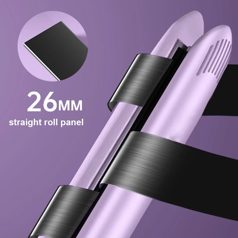 26MM Negative Ion Hair Straightener Twist Straightening Curling Iron Pro Anti-scald Ceramic Glaze Fast Heating Styling Flat Iron 2