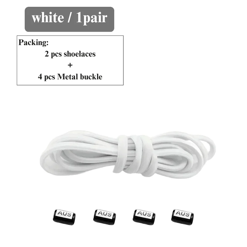 Comfortable Elastic No-Tie Shoelaces for Effortless Wear