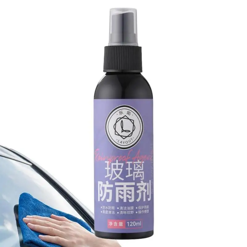 

120ml Windshield Mirror Anti Fog Spray Spray Car Defogger Glass Cleaner Coating Liquid For Windows Screens Windshields Goggles