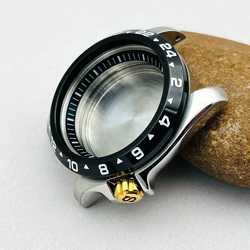 Mod SKX007 Watch Cases New Number Stainless Steel Bezel Fits Seiko SKX007 SRPD NH36 NH35 Movements Watch Case Replace Repair