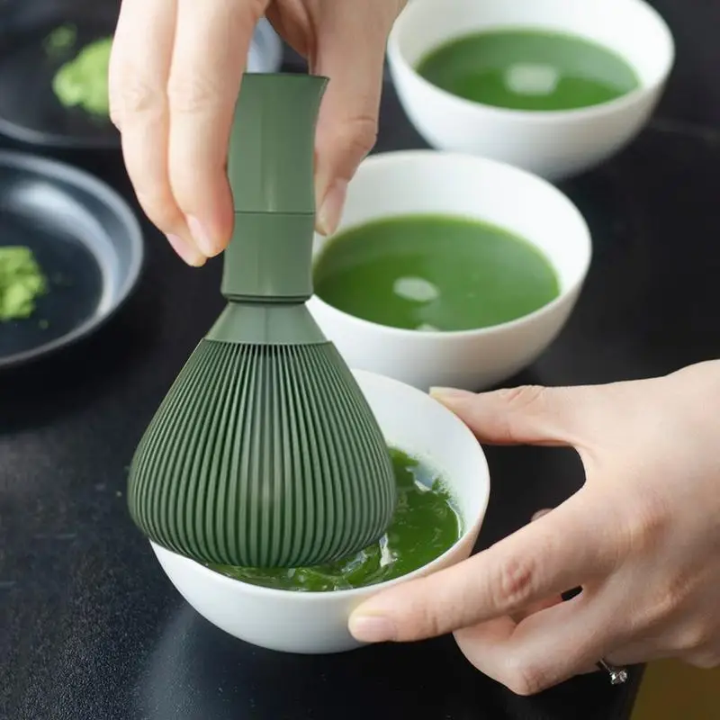1pcs Matcha Green Tea Brushes Traditional Matcha Whisk Reusable Resin Matcha Whisk Dishwasher Safe Matcha Stirrer