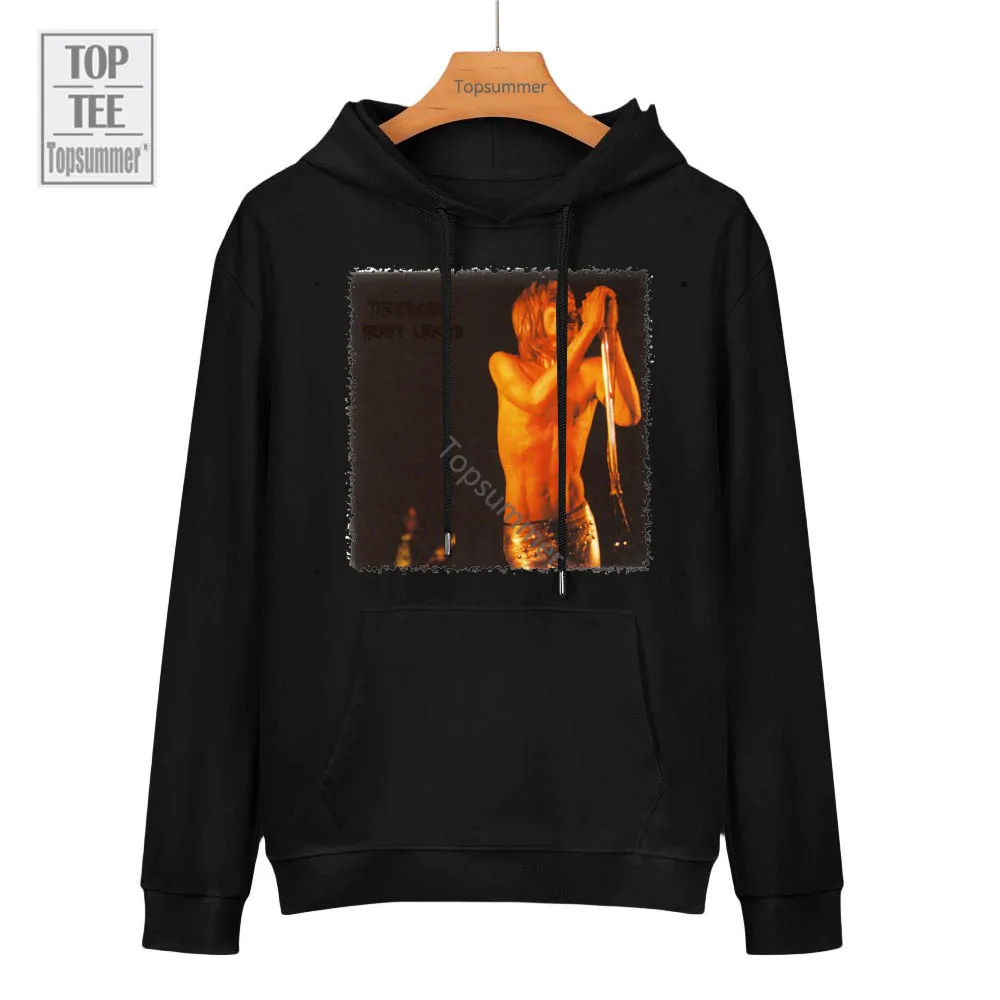 

Толстовка Iggy & The stoogs Tour с изображением альбома в жидкости, Женские винтажные толстовки в стиле Харадзюку, одежда из 100 хлопка