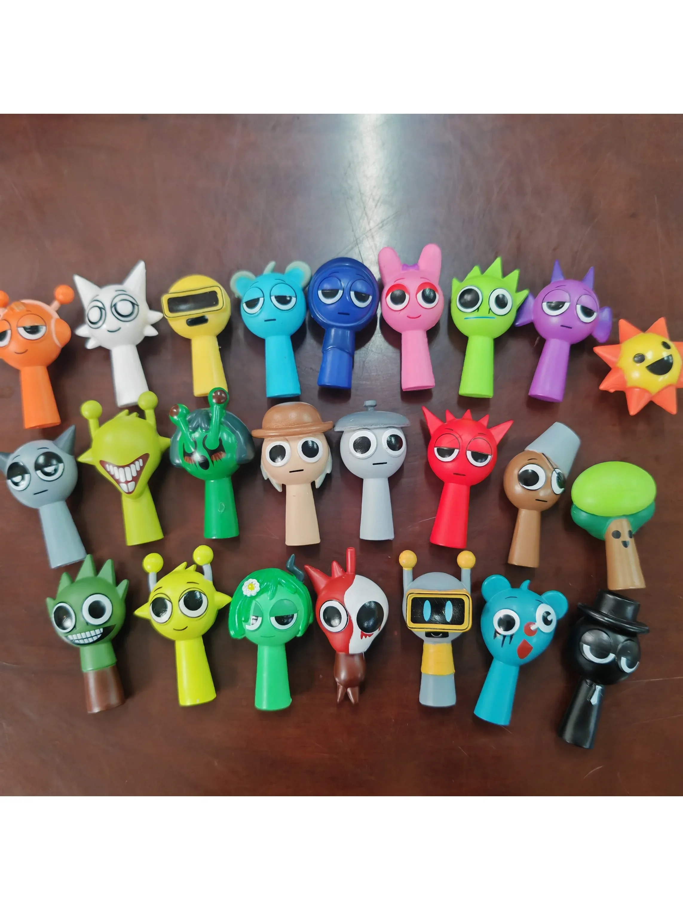 24pcs 4.5cm Funny Sprunki Figuras Model PVC Sprunki Game Action