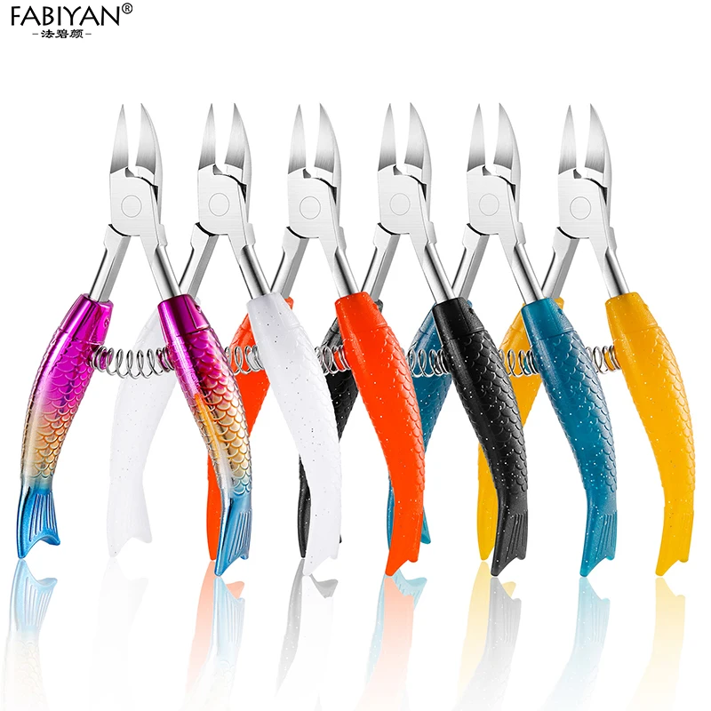 

Nail Clipper Trimmer l Toenail Ingrown Nipper Dead Skin Remove Cuticle Scissors Cutter Pedicure Manicure Correction Tool Mermaid