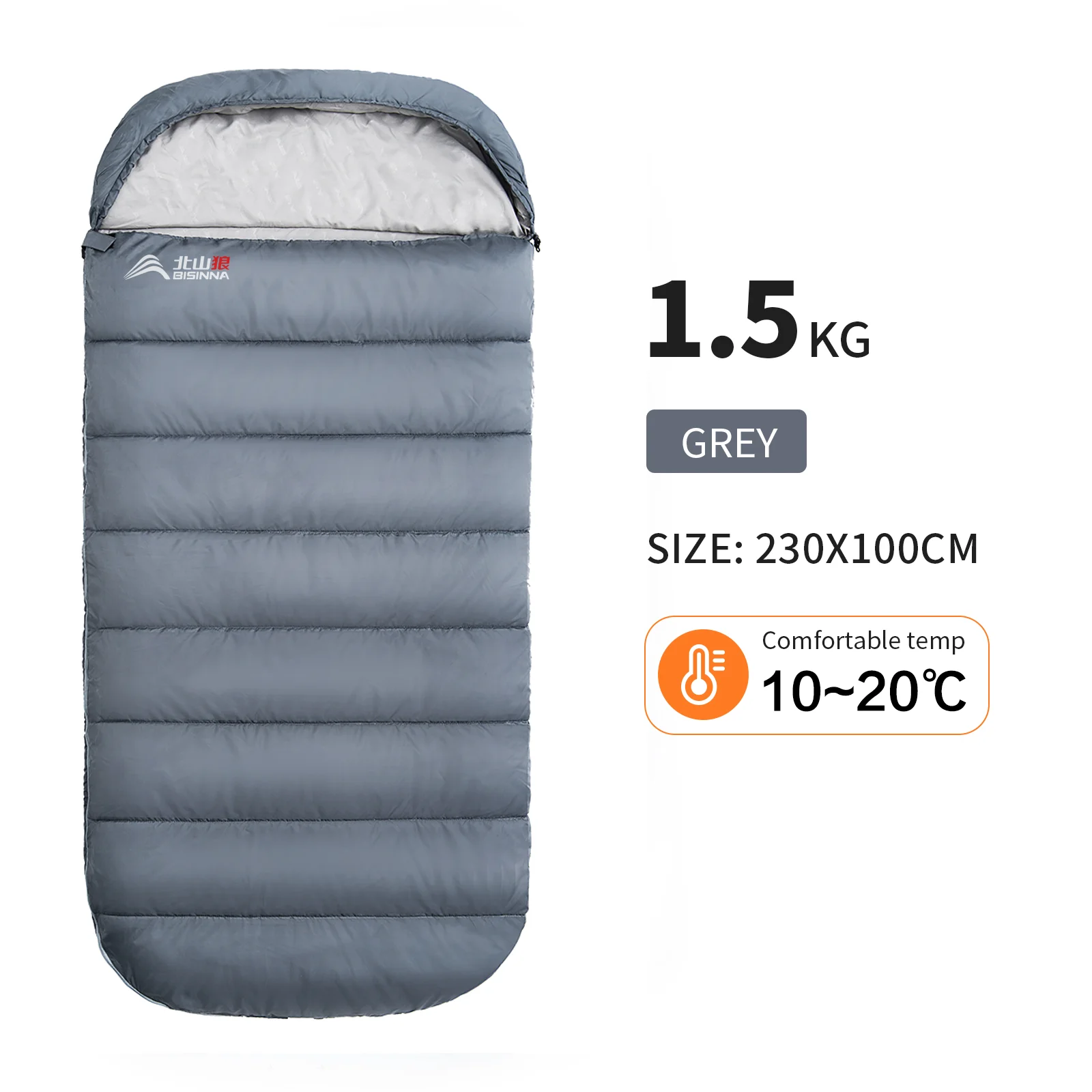 Extra Wide Large Camping Sleeping Bag 12