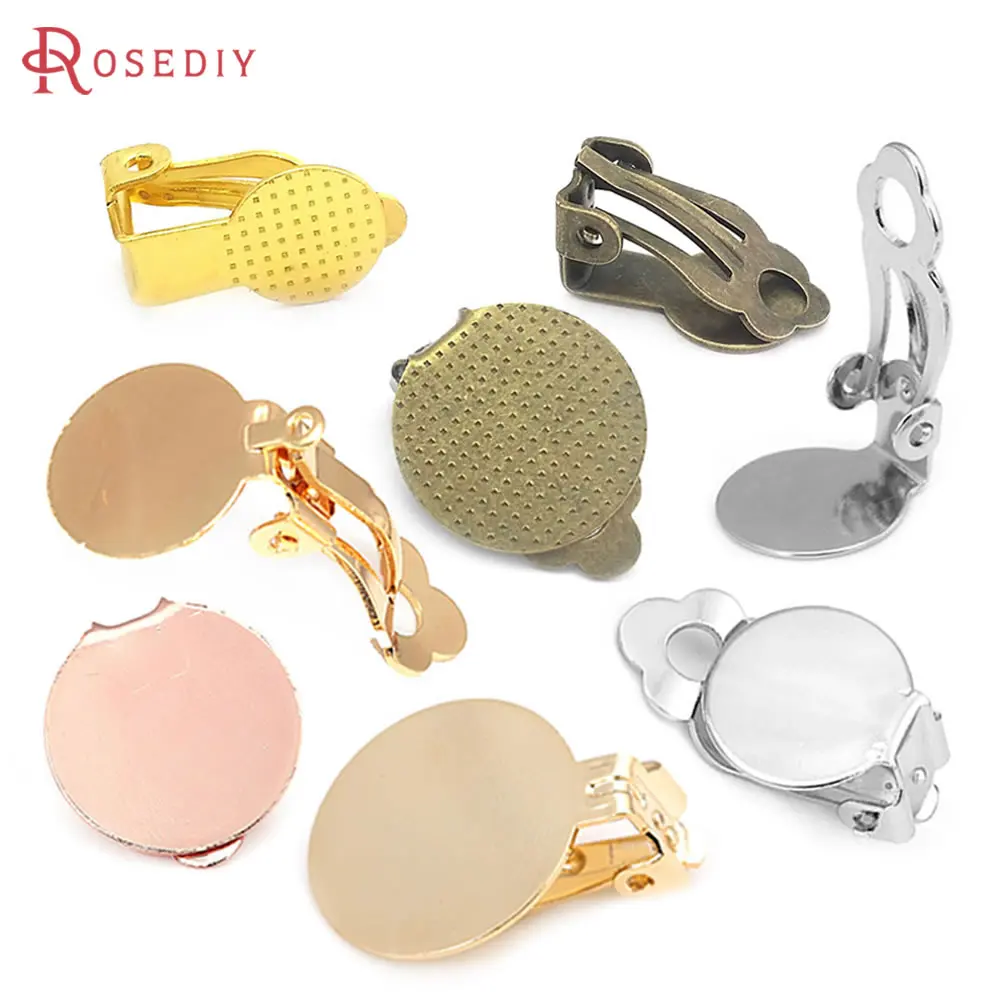 Elegant 18K Gold-Toned Brass Flat Stick Earrings