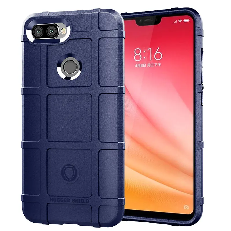 Armor Heavy Matte Shockproof Shield Case - Anti-Knock Soft Silicone Cover