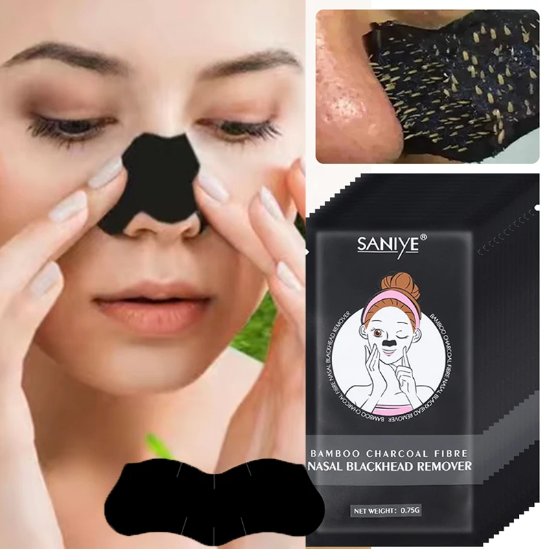 

Unisex Blackhead Remove Mask Nasal Strip Shrink Pore Smooth Skin Acne Treatment Patch Remove Nose Black Dot Pore Strip Skin Care